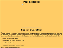 Tablet Screenshot of paulrichards.net